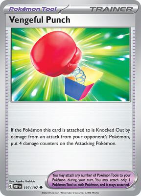 Vengeful Punch card from SV03: Obsidian Flames