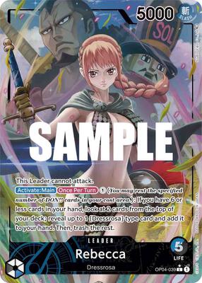 Rebecca (039) (Alternate Art) card from Kingdoms of Intrigue