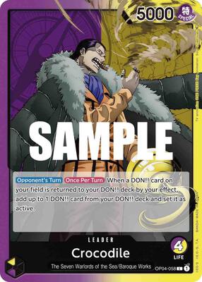 Crocodile (058) card from Kingdoms of Intrigue