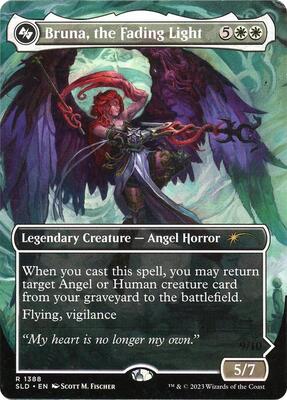 Bruna, the Fading Light (Display Commander) - Thick Stock card from Secret Lair Drop Series