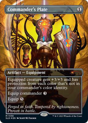Commander's Plate (1339) card from Secret Lair Drop Series