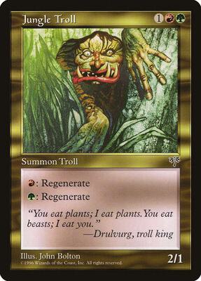 Jungle Troll card from Mirage