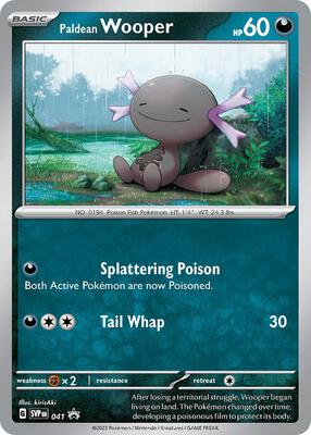 Paldean Wooper - 041 card from SV: Scarlet & Violet Promo Cards