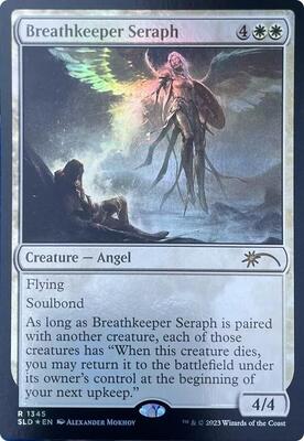 Breathkeeper Seraph card from Secret Lair Drop Series