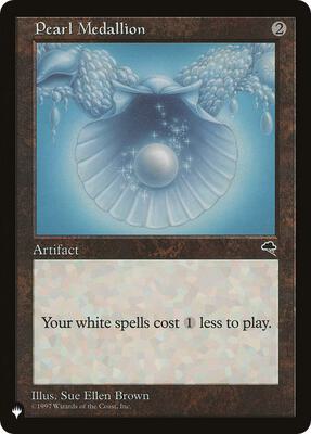 Pearl Medallion card from The List Reprints