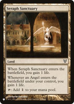 Seraph Sanctuary (AVR) card from The List Reprints