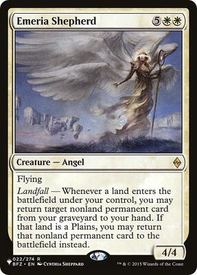 Emeria Shepherd card from The List Reprints