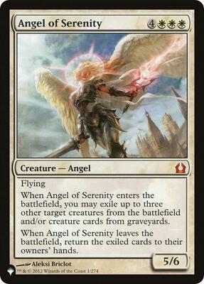Angel of Serenity (RTR) card from The List Reprints