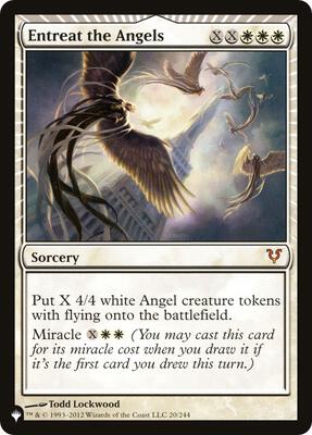 Entreat the Angels (AVR) card from The List Reprints