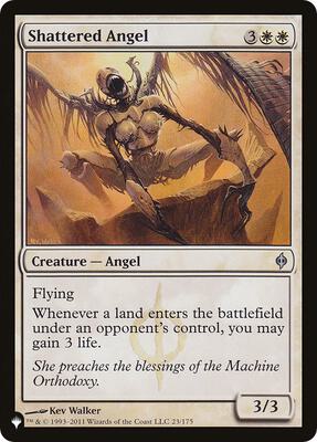 Shattered Angel card from The List Reprints