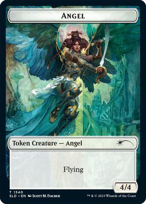 Angel (SLD) // Soldier (GRN) Double-sided Token card from Secret Lair Drop Series