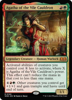 Agatha of the Vile Cauldron card from Wilds of Eldraine