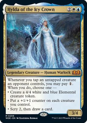 Hylda of the Icy Crown card from Wilds of Eldraine