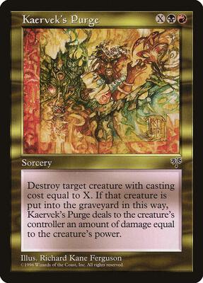 Kaervek's Purge card from Mirage