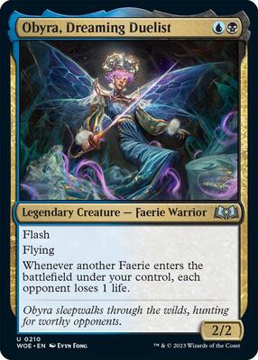 Obyra, Dreaming Duelist card from Wilds of Eldraine