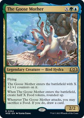 The Goose Mother card from Wilds of Eldraine