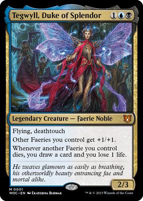 Tegwyll, Duke of Splendor card from Commander: Wilds of Eldraine