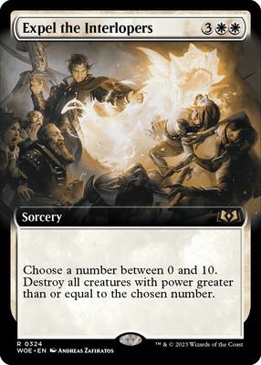 Expel the Interlopers (Extended Art) card from Wilds of Eldraine