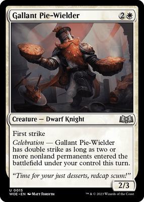 Gallant Pie-Wielder card from Wilds of Eldraine