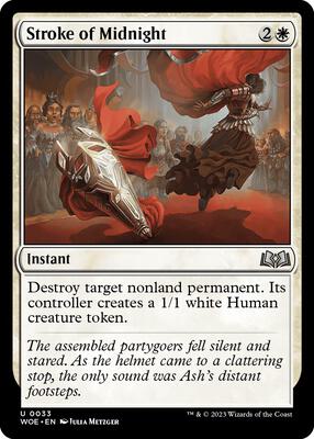 Stroke of Midnight card from Wilds of Eldraine