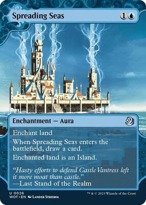 Spreading Seas card from Wilds of Eldraine: Enchanting Tales