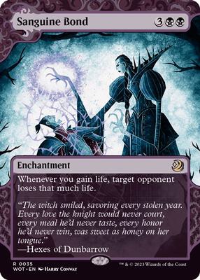 Sanguine Bond card from Wilds of Eldraine: Enchanting Tales