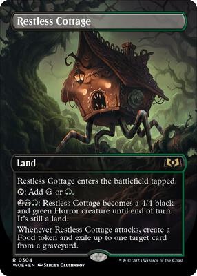 Restless Cottage (Borderless) card from Wilds of Eldraine