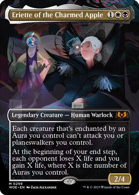 Eriette of the Charmed Apple (Borderless) card from Wilds of Eldraine