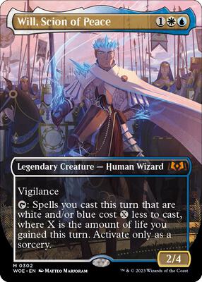 Will, Scion of Peace (Borderless) card from Wilds of Eldraine