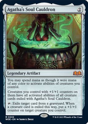 Agatha's Soul Cauldron card from Wilds of Eldraine