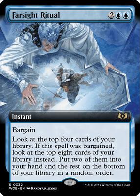 Farsight Ritual (Extended Art) card from Wilds of Eldraine