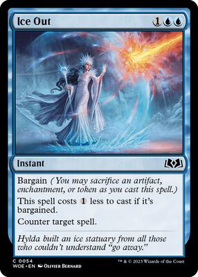 Ice Out card from Wilds of Eldraine