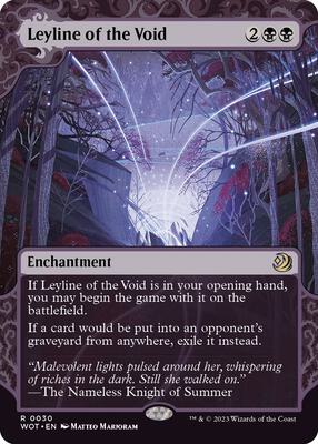 Leyline of the Void card from Wilds of Eldraine: Enchanting Tales