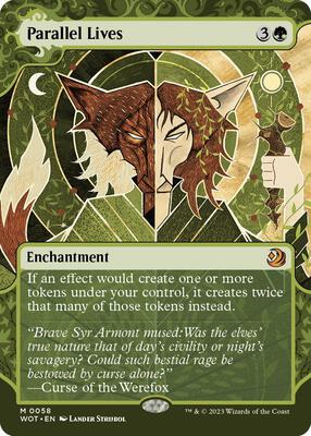 Parallel Lives card from Wilds of Eldraine: Enchanting Tales