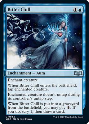 Bitter Chill card from Wilds of Eldraine