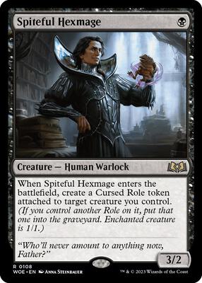 Spiteful Hexmage card from Wilds of Eldraine