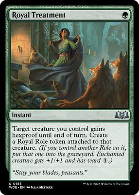 Royal Treatment card from Wilds of Eldraine