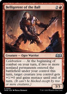 Belligerent of the Ball card from Wilds of Eldraine
