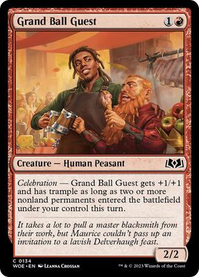 Grand Ball Guest card from Wilds of Eldraine