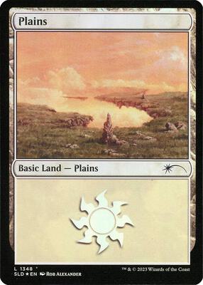 Plains (1348) card from Secret Lair Drop Series