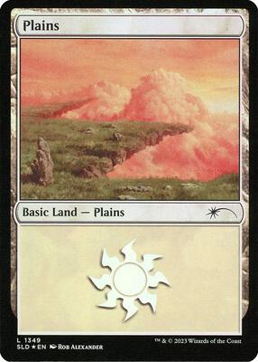 Plains (1349) card from Secret Lair Drop Series