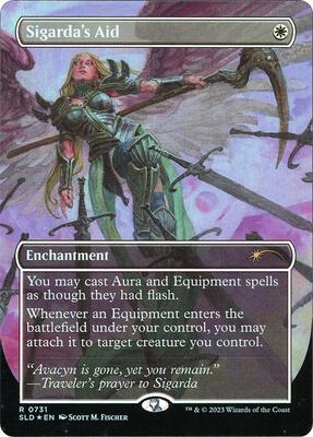 Sigarda's Aid card from Secret Lair Drop Series