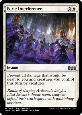 Eerie Interference card from Wilds of Eldraine