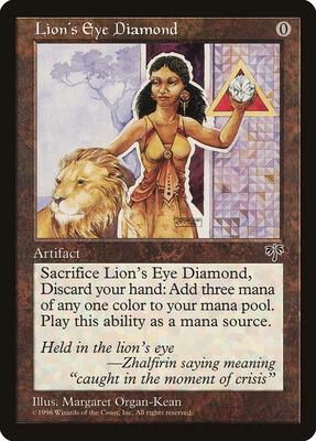 Lion's Eye Diamond card from Mirage