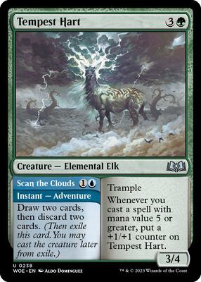 Tempest Hart card from Wilds of Eldraine