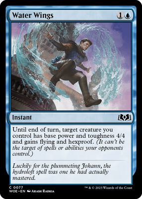 Water Wings card from Wilds of Eldraine