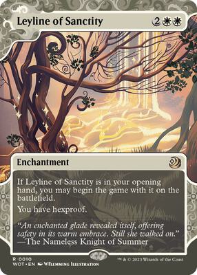 Leyline of Sanctity card from Wilds of Eldraine: Enchanting Tales
