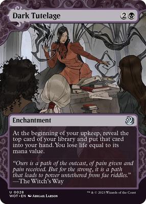 Dark Tutelage card from Wilds of Eldraine: Enchanting Tales