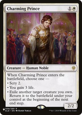 Charming Prince card from The List Reprints