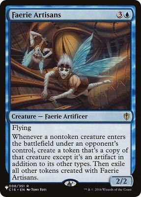 Faerie Artisans card from The List Reprints